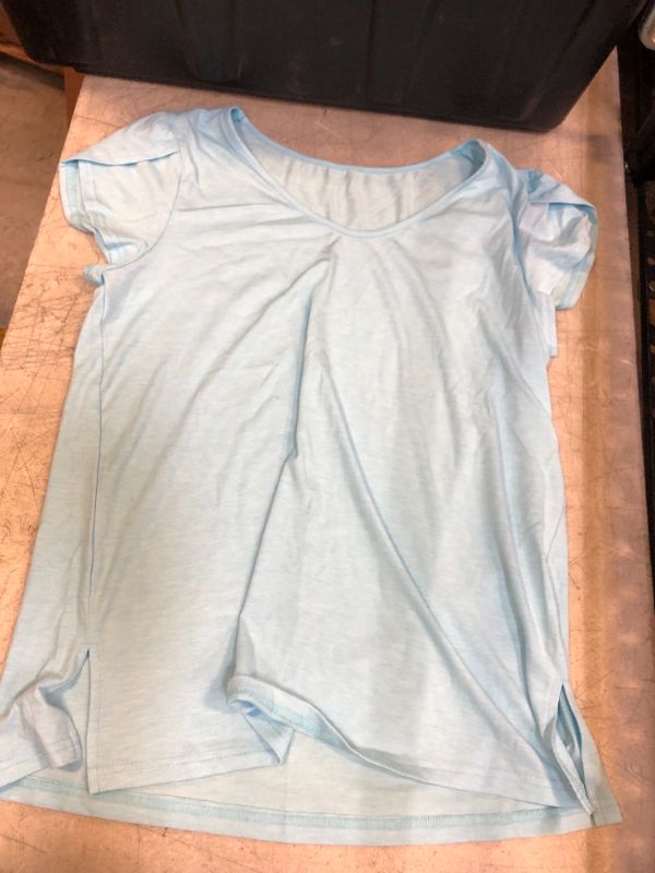 Photo 1 of SIZE L, WOMEN'S SKY BLUE SLEEVELESS SHIRT