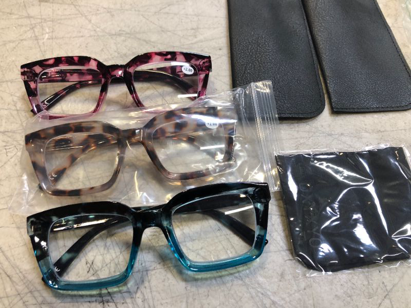 Photo 1 of FASHION GLASSES 3 PAIRS