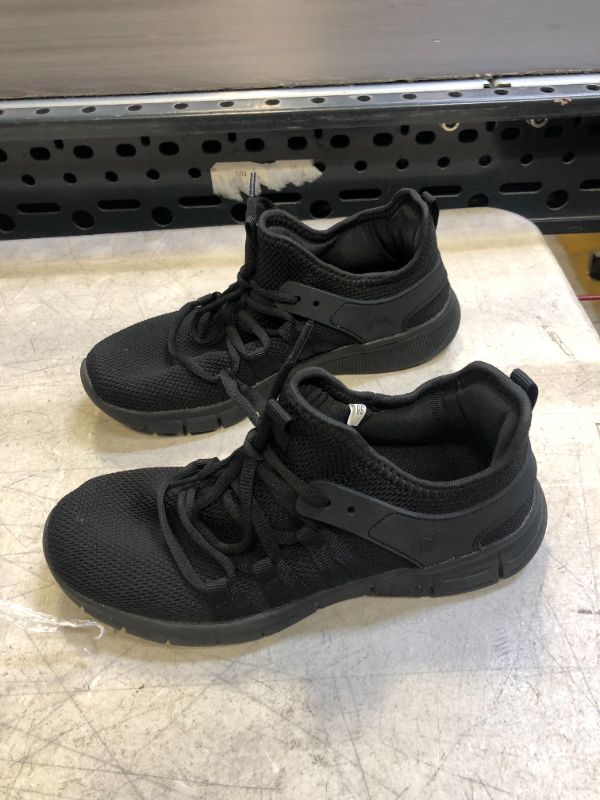 Photo 1 of SIZE 5, MEN'S BLACK SNEAKERS WALKING SHOES