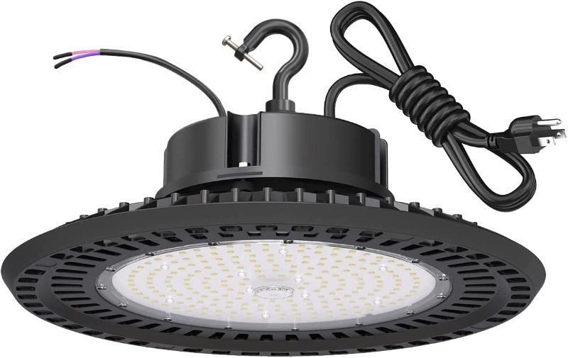 Photo 1 of BFT LED High Bay Light 240W UFO 5000K 36,000LM,1-10V Dimmable,1000W HID/HPS Replacement,UL 5-Foot Cable,UL Certified Driver IP65,Hook Mount,Shop Lights,Garage,Factory,Warehouse,Workshop,Area Light.