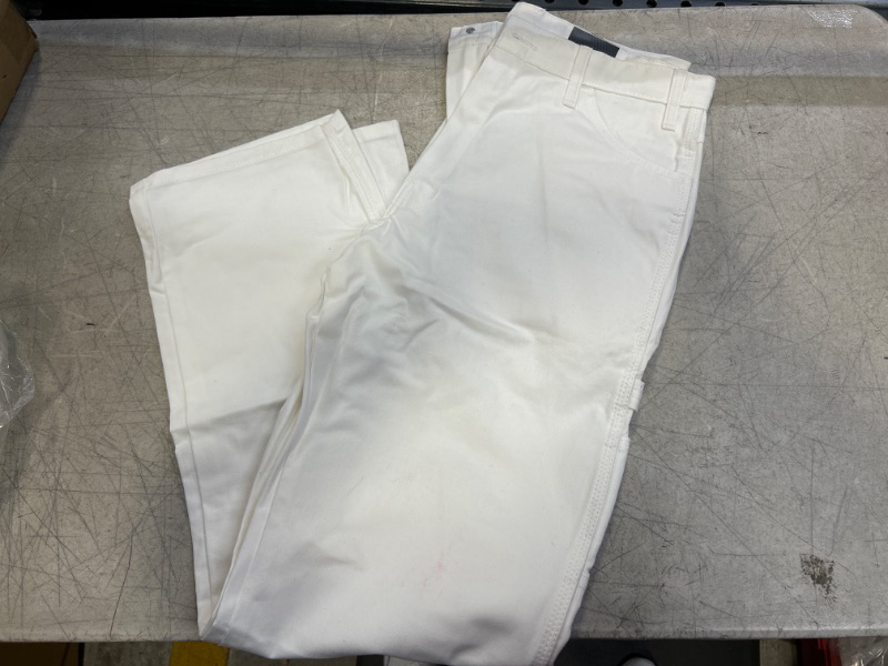 Photo 2 of Dickies Men's Relaxed-Fit Utility Pant 32W x 32L White