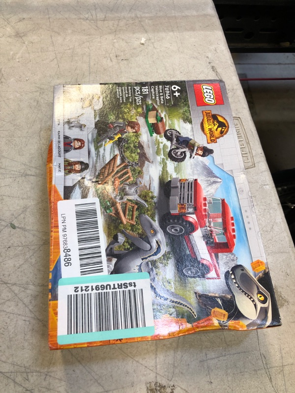 Photo 2 of LEGO Jurassic World Blue &#38; Beta Velociraptor Capture 76946 Building Kit