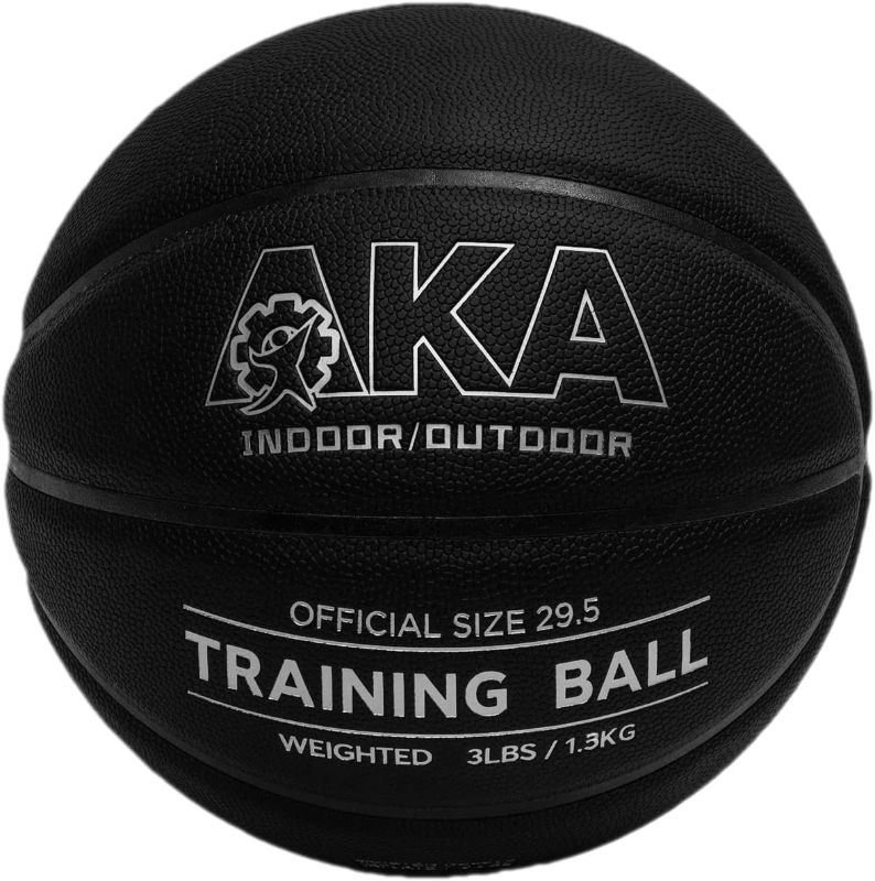 Photo 1 of AKA Weighted Leather Basketball | 3.3lbs 29.5'' Size 7 Heavy Basketball LIKE-NEW
