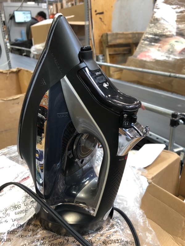 Photo 2 of Rowenta DW2459 Access Steam Iron with Retractable Cord and Stainless Steel Soleplate, Black 1725-Watts with Cordreel