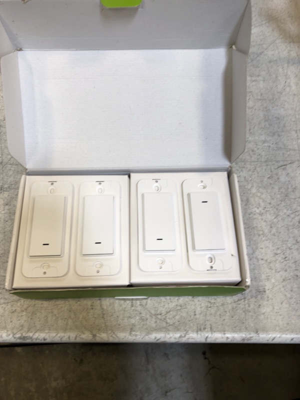 Photo 2 of OHMAX 3 Way Smart Switches, Voice and App Control, Neutral Wire & 2.4 Ghz WiFi Required, FCC Listed, 4 Pack 4 Count (Pack of 1)