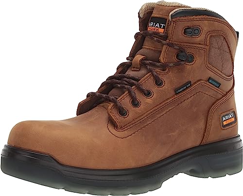 Photo 1 of Ariat Men’s Turbo 6” Waterproof Carbon Toe Work Boots – Durable Leather Boot
