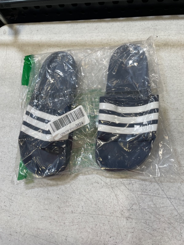 Photo 2 of adidas Men's Adilette Shower Slide 10 Collegiate Navy/White/Collegiate Navy