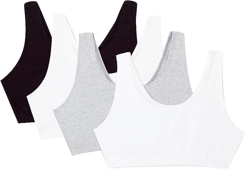 Photo 1 of Fruit of the Loom Women's Built Up Tank Style Sports Bra Value Pack 42