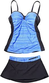 Photo 1 of  Womens Two Piece Bathing Suit Push Up Printed Tankini Swimsuits XL