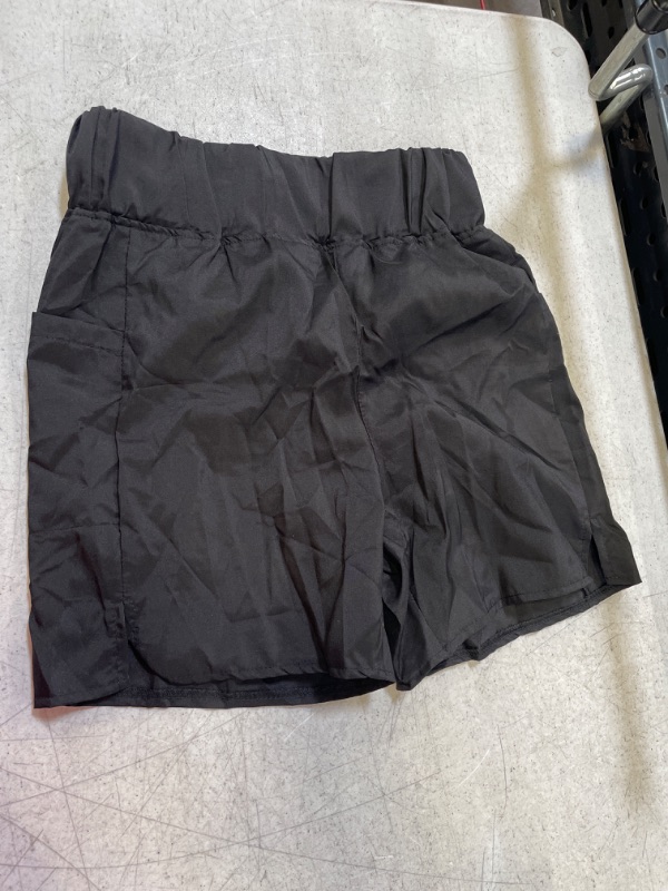 Photo 1 of BLACK RUNNING ATHLETIC SHORTS WITH POCKETS  XS