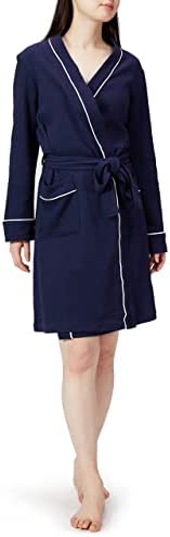 Photo 1 of Amazon Essentials Women's Lightweight Waffle Mid-Length Robe L