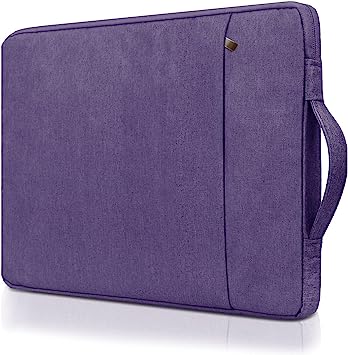 Photo 1 of RAINYEAR Laptop Sleeve Case Compatible with 11 Inch MacBook Air 11.6" Chromebook Notebook Tablet Surface,Handbag with Handle Strap Front Pocket Briefcase Polyester Waterproof Computer Bag