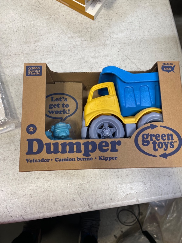 Photo 2 of Green Toys Dumper Construction Truck Blue/ Yellow,