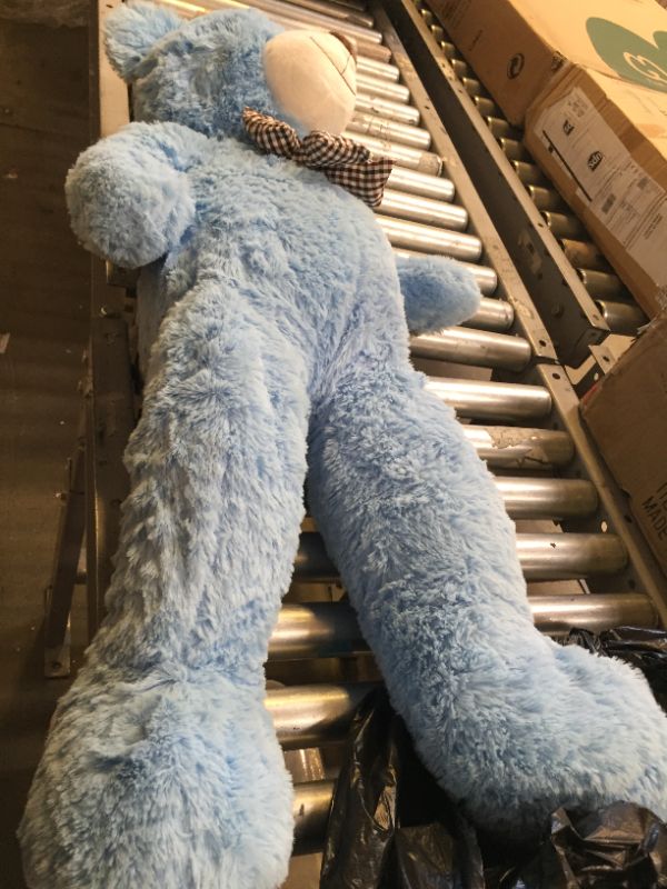 Photo 2 of MaoGoLan Big Blue Teddy Bear 39 inch Stuffed Animal Giant Stuffed Bear Toy for Boys and Girls Blue 39 inches