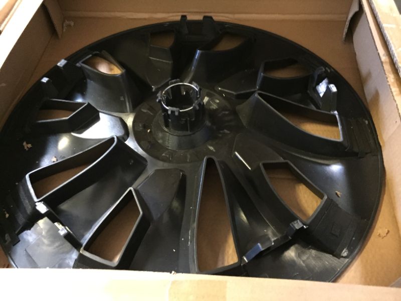 Photo 2 of BASENOR 2023-2020 Tesla Model Y Hubcaps 19 Inch Wheel Cover (Model 3 18'' Turbine)