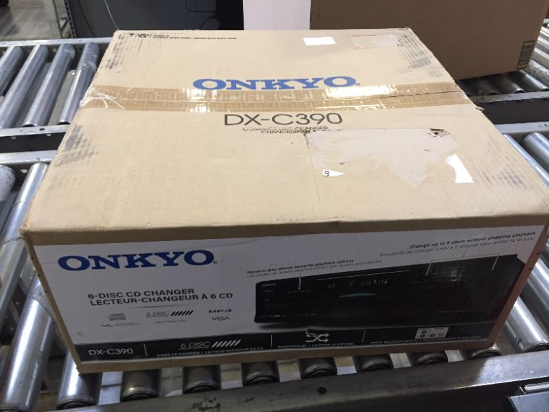 Photo 3 of Onkyo DXC390 6-Disc Carousel Changer CD Player, Black