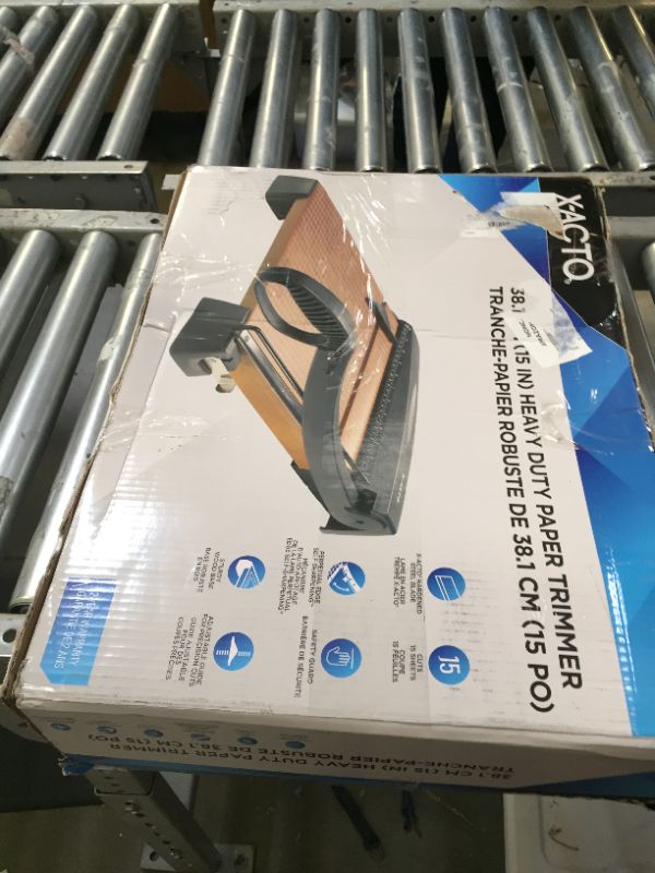Photo 1 of X-ACTO 26315 Heavy Duty Wood Guillotine Trimmer, 12" x 15" 15 Inch Cut