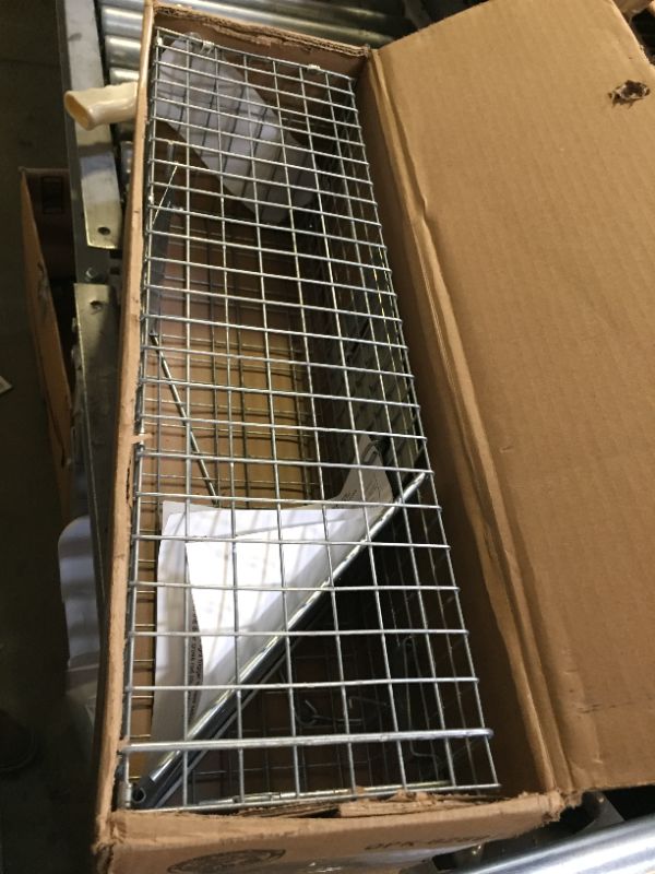 Photo 2 of  Large 1-Door Humane Catch and Release Live Animal Trap for Raccoons, Cats, Bobcats, Beavers, Small Dogs, Groundhogs, Opossums, Foxes, Armadillos, and Similar-Sized Animals