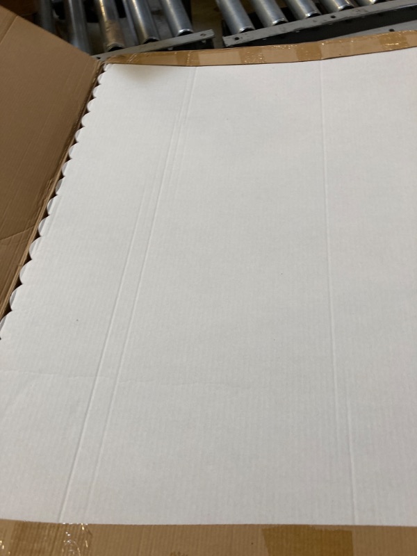 Photo 1 of Kosiz 6 Pcs Tri Fold Presentation Board Portable Trifold Display Exhibition Board Corrugated Lightweight Poster Board for School Business Presentations Projects Memorial Photo (White, 24 x 36'') 24 x 36'' White