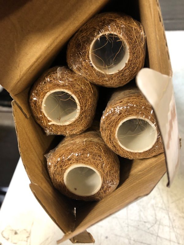 Photo 1 of 4 PCS Moss Pole, 15.7 inches Coir Totem Pole,use Plant Moss Pole Individually or Together,Indoor Plant Poles to Grow Plants Upward,Coir Totem Pole Moss Stick for Support Plant Extension