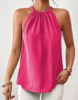 Photo 1 of Hot Pink Halter Top Large 