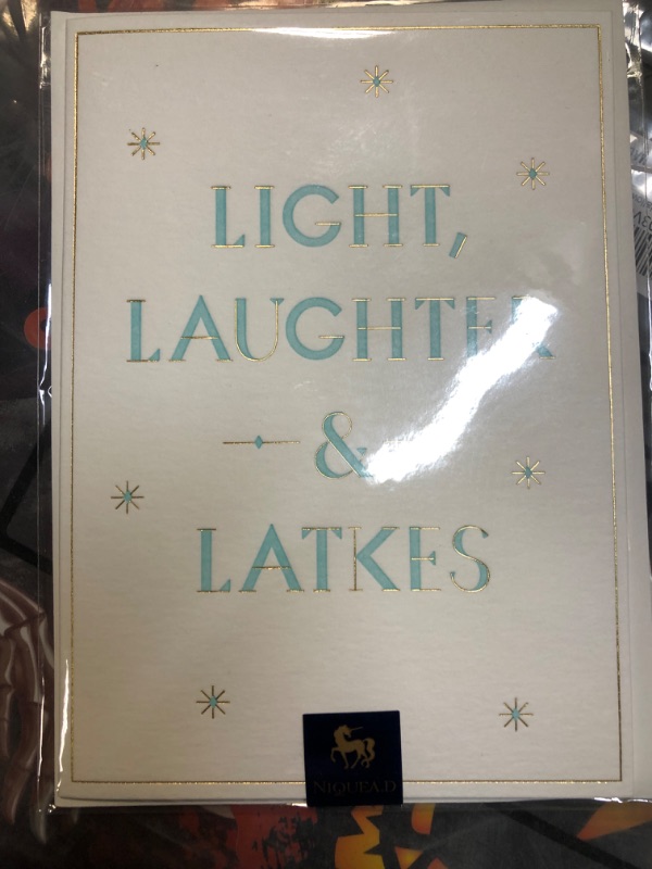 Photo 2 of NIQUEA.D, Light Laughter & Latkes Hanukkah Card