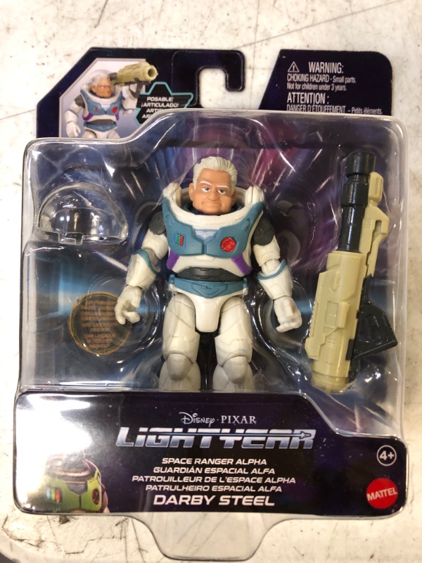 Photo 2 of Mattel Lightyear Toys Space Ranger Alpha Darby Steel Action Figure, 14 Points of Articulation & Accessories, 5-in Scale