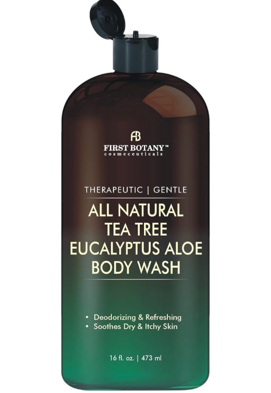 Photo 1 of ALL Natural Body Wash - Fights Body Odor, Athlete’s Foot, Jock Itch, Nail Issues, Dandruff, Acne, Eczema, Shower Gel for Women & Men, Skin Cleanser -16 fl oz (Tea Tree Eucalyptus)