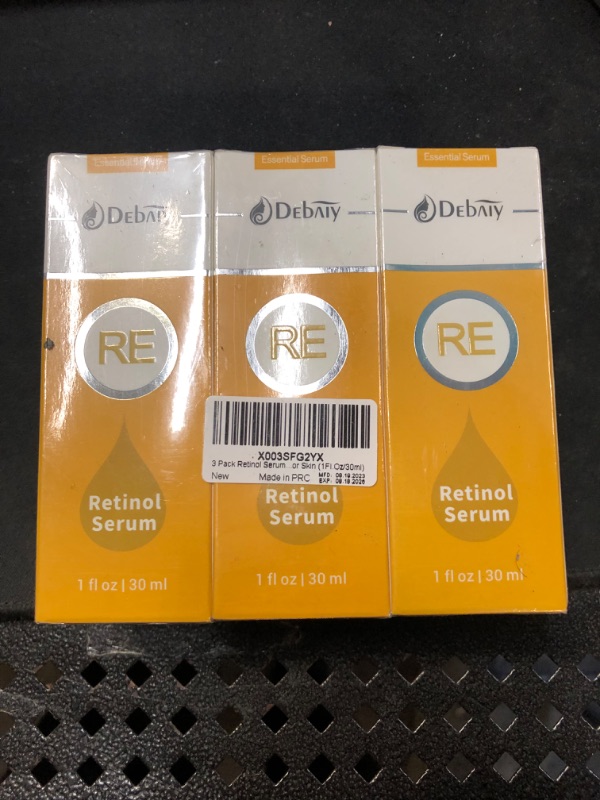 Photo 1 of 3 Pack Retinol Serum for Face Anti Aging Serum Moisturizing for Skin (1Fl.Oz/30ml)