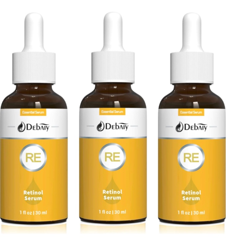 Photo 1 of 3 Pack Retinol Serum for Face Anti Aging Serum Moisturizing for Skin (1Fl.Oz/30ml)