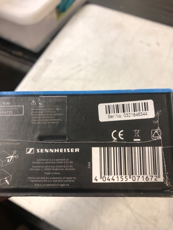 Photo 3 of Sennheiser IE80 Headphone
NEW - SEALED