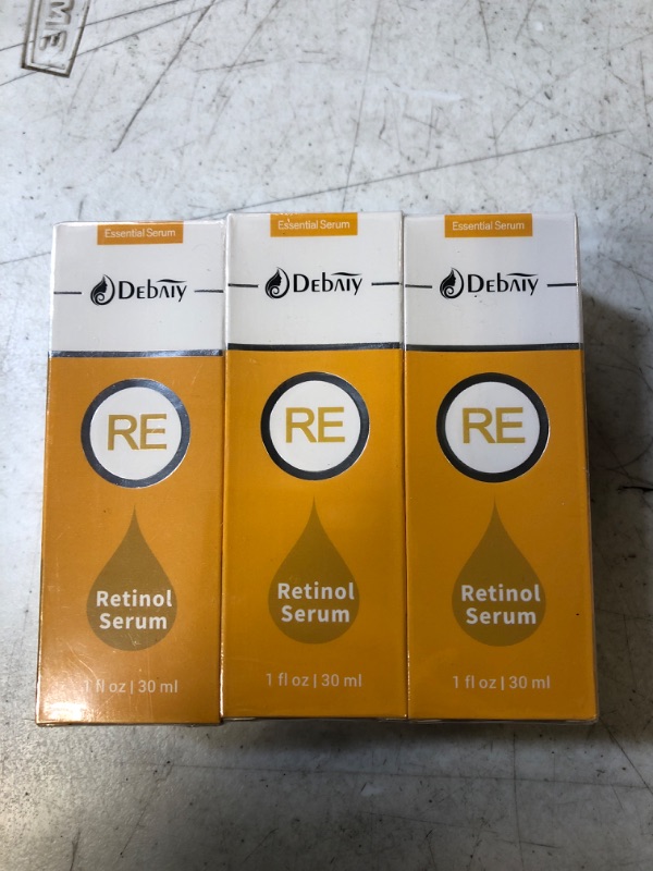 Photo 2 of 3 Pack Retinol Serum for Face Anti Aging Serum Anti-Wrinkle for Skin (1Fl.Oz/30ml)
EXP 08/18/2026