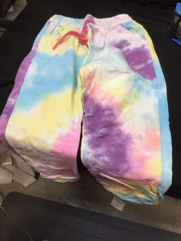 Photo 1 of GIRLS TIEDYE PANTS SIZE 13/14