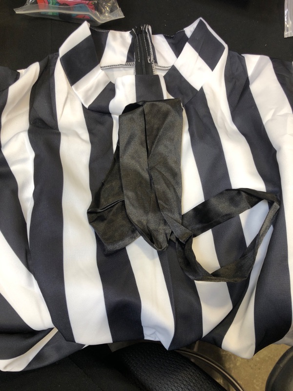 Photo 1 of Willyacos Beetle Bombshell Costume Vertical Striped Bodysuit Sexy Horror Movie Character Halloween Costumes for Women
SIZE 3XL
