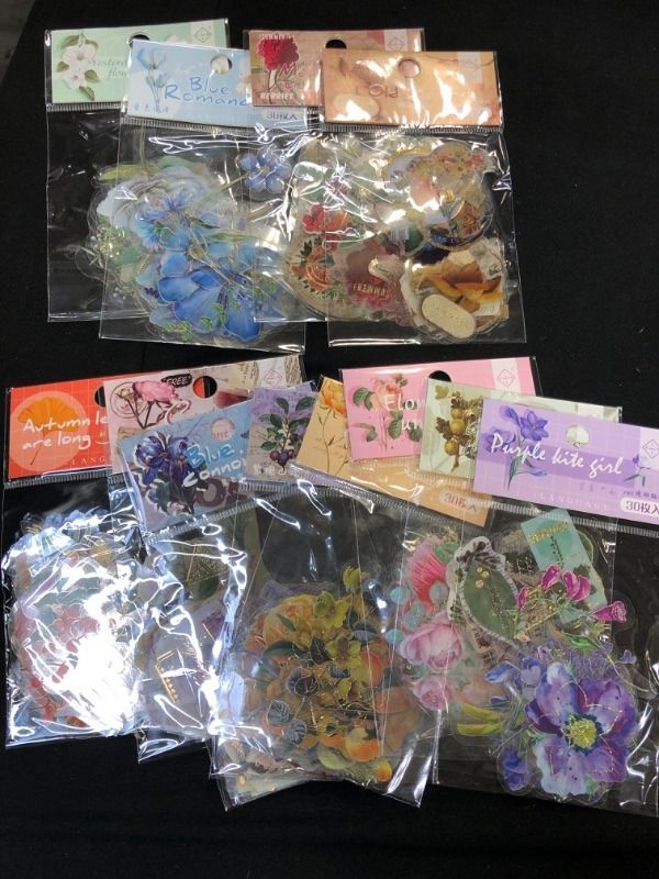 Photo 1 of SCRAPBOOK VARIETY FLOWER STICKERS