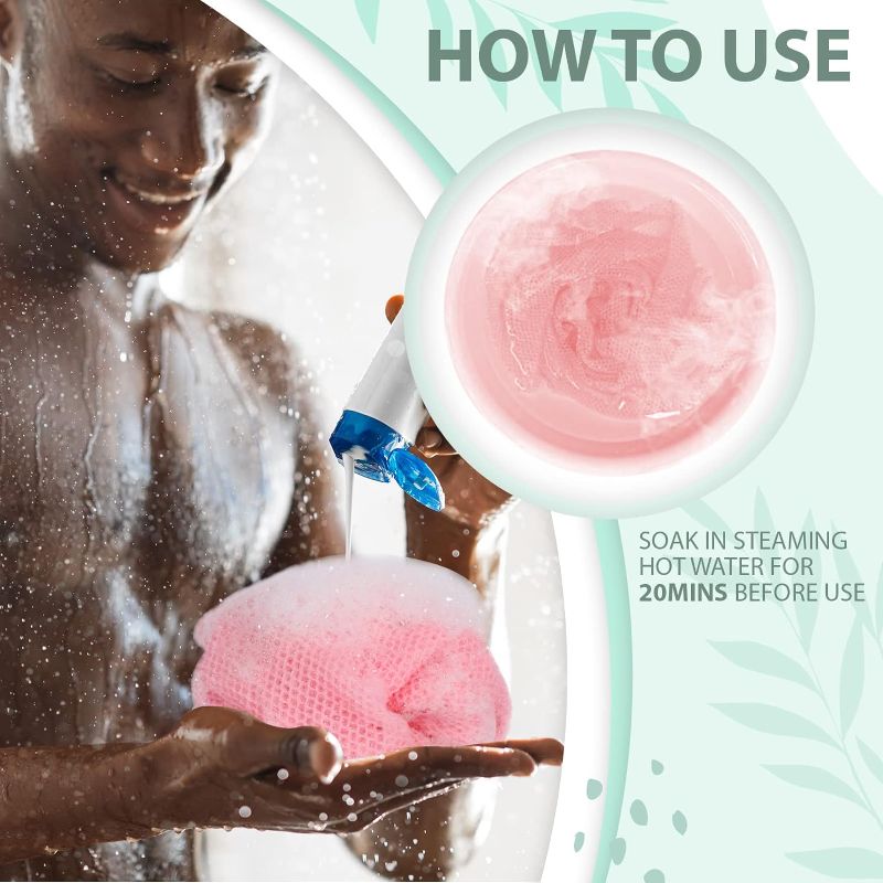 Photo 1 of African Exfoliating Net Sponge (Pink)
