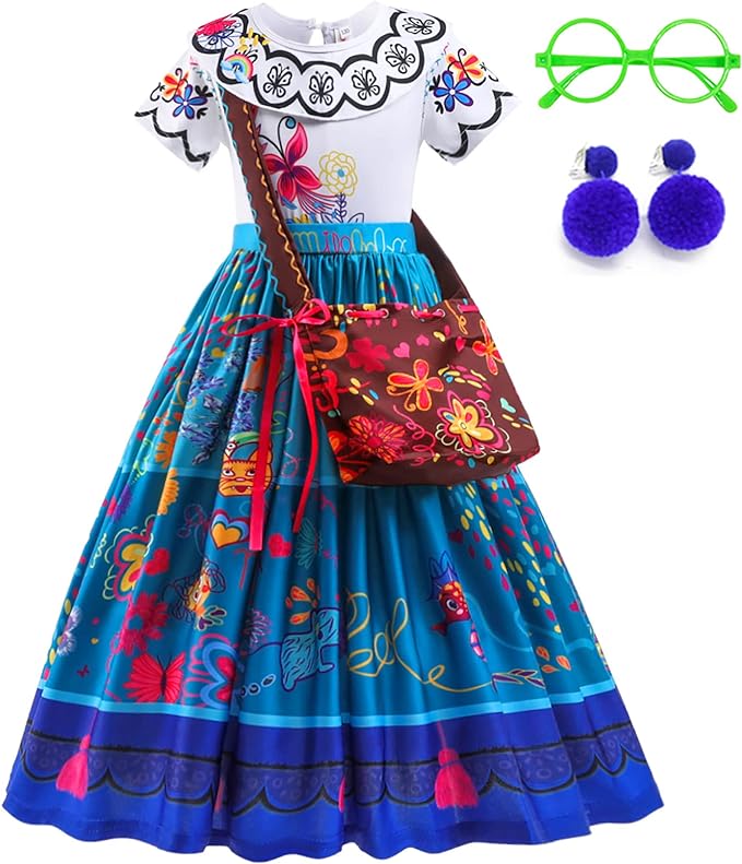 Photo 1 of Akokvlar Princess Costume Dress For Girls Cosplay Princess Halloween Dress Up Set- SIZE 4T
