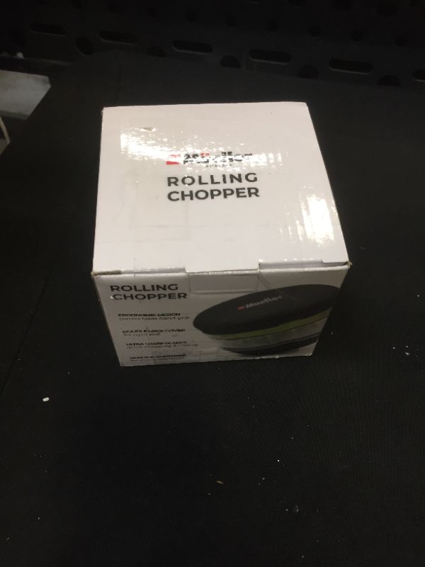 Photo 1 of Mueller Rolling Food Chopper Manual Hand, Shaker, Mixer, Cutter, Slicer, Zester Pro - Strongest - 30% Heavier Duty Multi Vegetable-Fruit-Spice-Kitchen Tool/Utensil, Large
