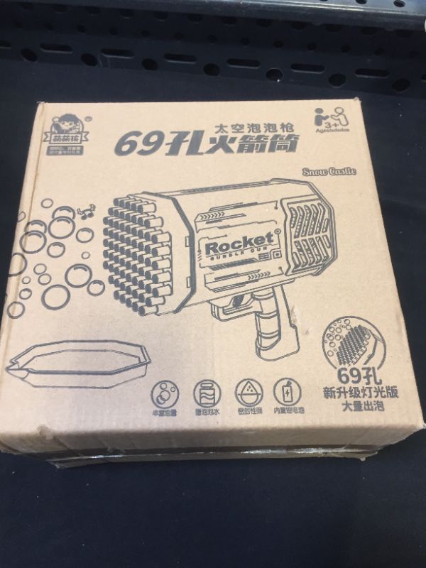 Photo 1 of Bubble Machine Gun 69 Hole Bazooka Electric