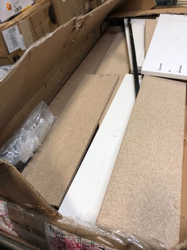 Photo 1 of PARTS FOR A Modway Transmit 47" Particleboard Wood Dresser in Walnut/White
