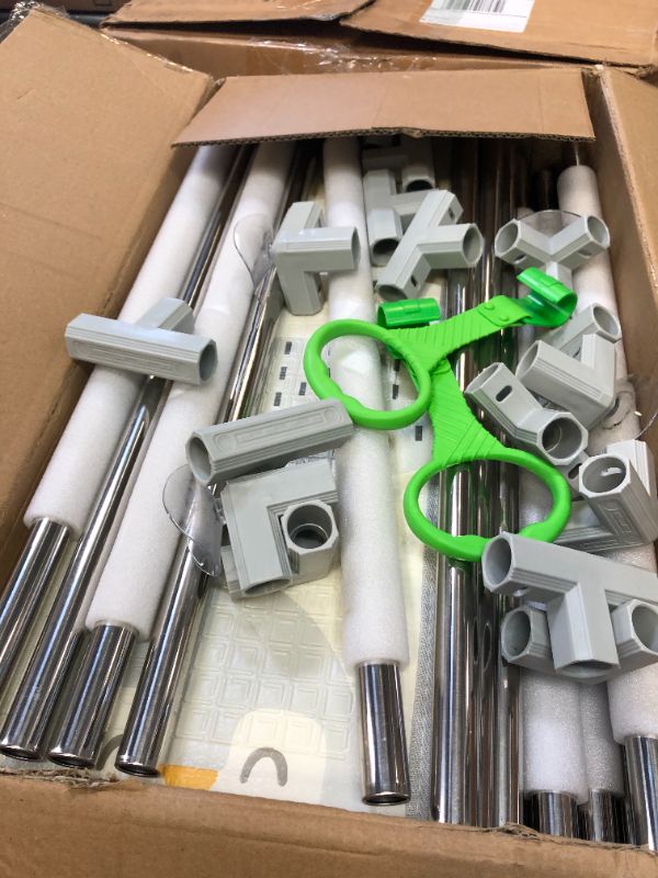 Photo 1 of parts for a ZEEBABA Baby Playpen with Mat, 47x47inch Playpen, Playpen for Babies and Toddlers, Small Baby Play Pens, Large Playpen for Toddler, Play Yard for Infants with 47" Play Mat, Playard with Gate 47*47inch Grey with mat