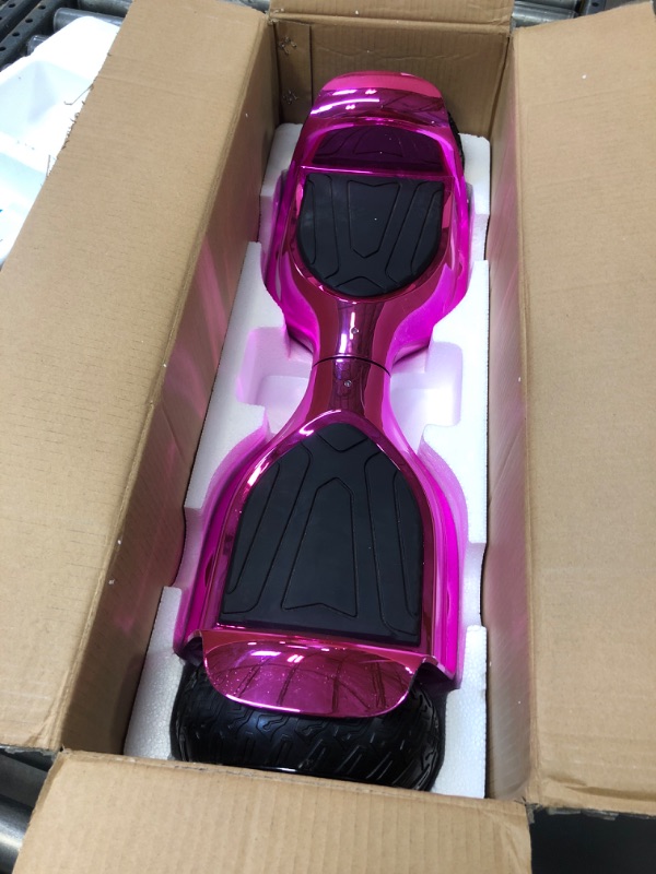 Photo 2 of Hoverboard for Kids Ages 6-12 by Rawrr Lite, Self-Balancing Scooter with Infinite LED Light and Build-in Speaker, Black Tires, Enhanced Safety - Purple Purple w/ Infinity Wheel