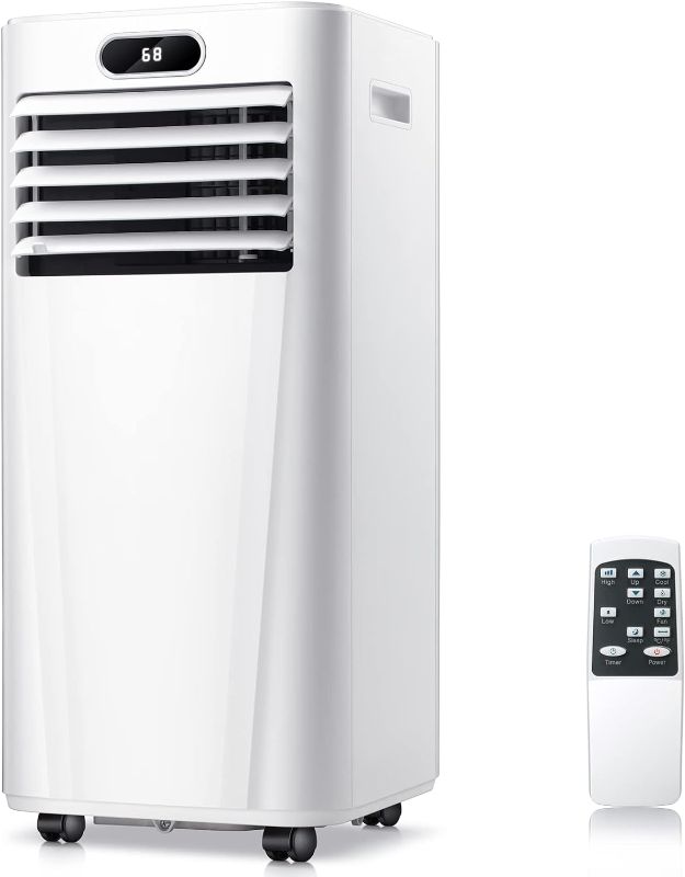 Photo 1 of Air Conditioner,Portable Air Conditioner 8000BTU with Remote Control&Handle&LED Display,for Room/Officei/Dormitory up to 270Sq.ft.
BOX DAMAGE 