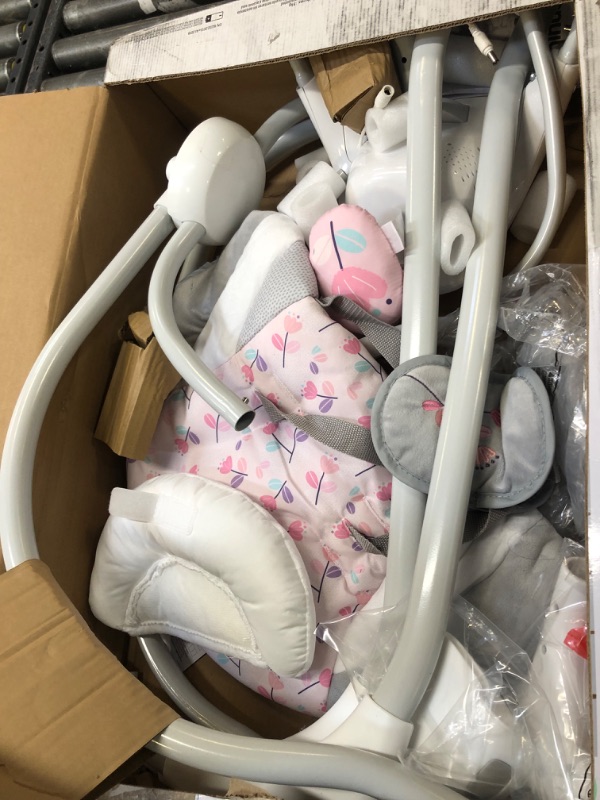 Photo 1 of Ingenuity SimpleComfort Multi-Direction Compact Baby Swing with Vibrations - Cassidy