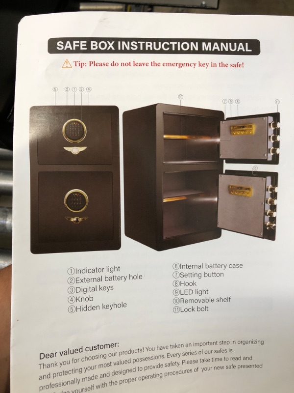 Photo 1 of 2 DOOR SAFE 