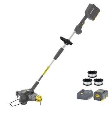 Photo 1 of 40V 13" Cordless String Trimmer Yellow w/ Battery & Charger DB2603
MISSING STRING ROLLS 
