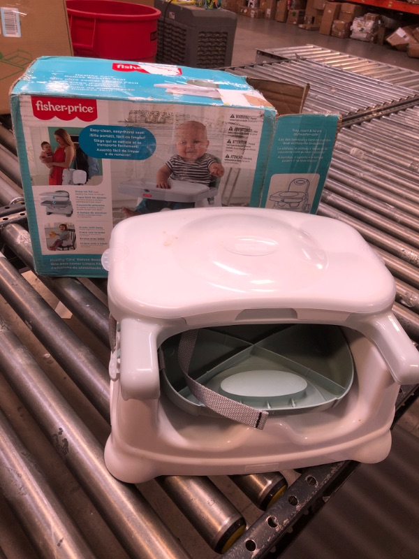 Photo 1 of Fisher-Price Healthy Care Deluxe Booster Seat Carbon