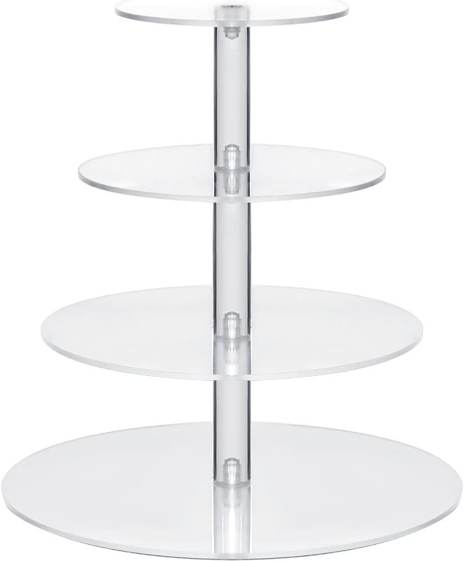 Photo 1 of 4 TIER CUPCAKE STAND TOWER (CLEAR)