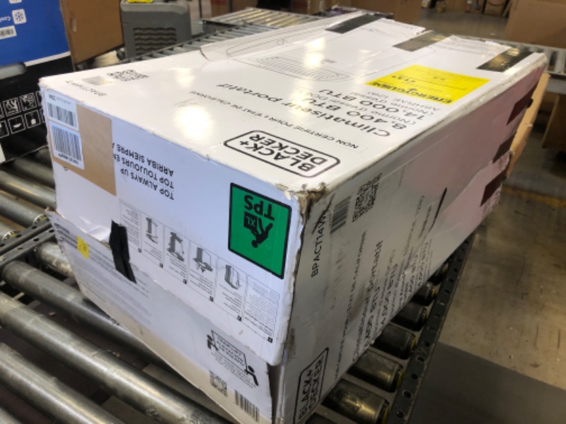 Photo 1 of BLACK+DECKER Air Conditioner, 14,000 BTU Air Conditioner Portable for Room up to 700 Sq. Ft. with Remote Control, White
OPEN BOX ITEM 