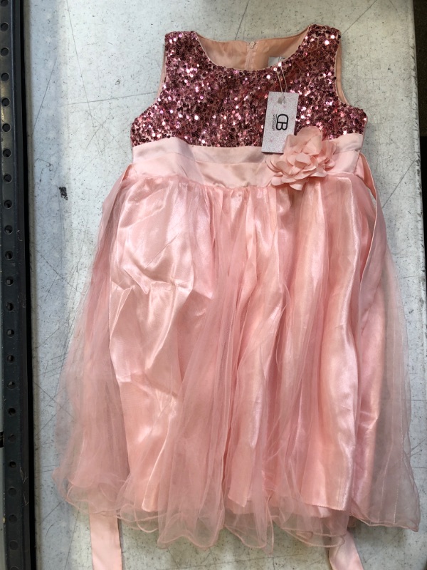 Photo 1 of Discoball Little Girl's Dress -- Pink/Sequence -- Size 10yrs